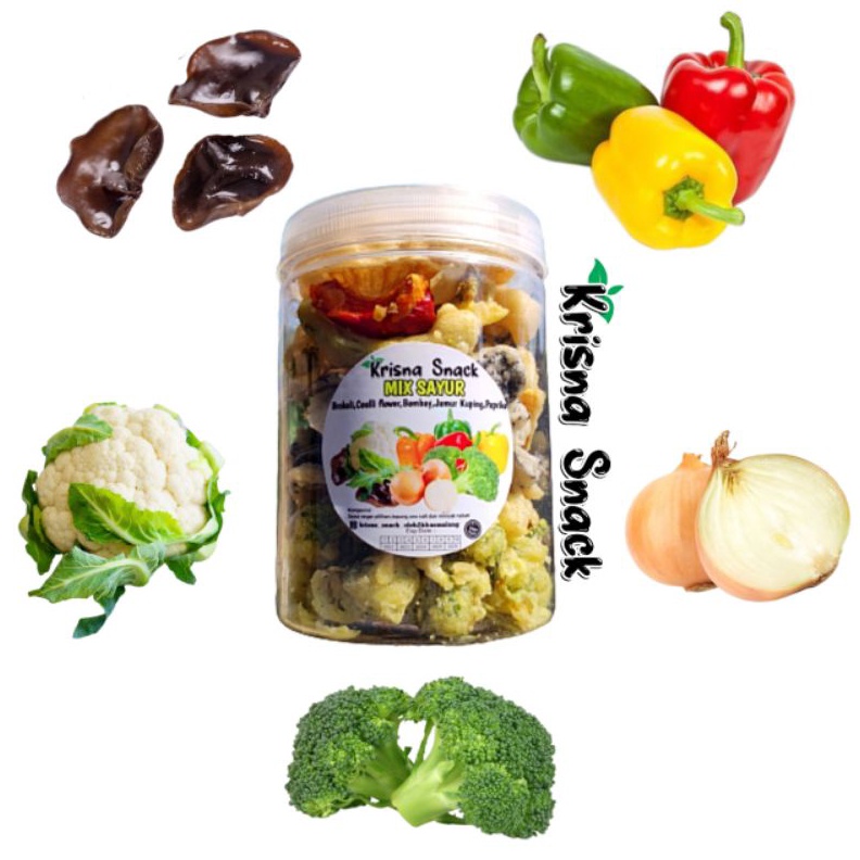 

KUALITAS OKE KERIPIK SAYUR MIX TOPLES 8 ML BROKOLICOULLI FLOWERBOMBAYJAMUR KUPINGPAPRIKA