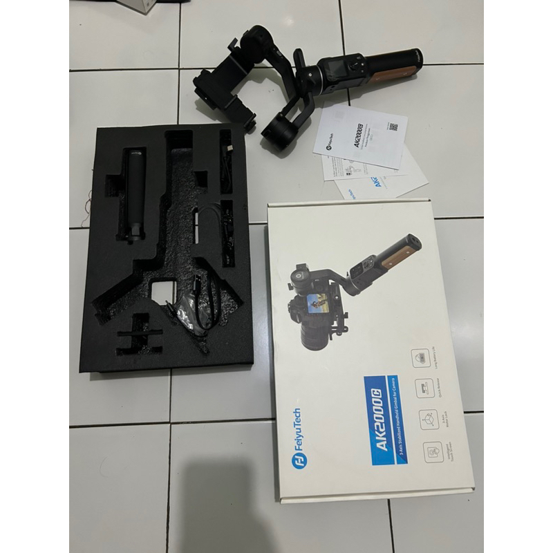 GIMBAL FEIYUTECH AK 2000c 3-Axis & Touchscren AK2000c FULLSET SIAP PAKAI SECOND  [belum pernah di pa