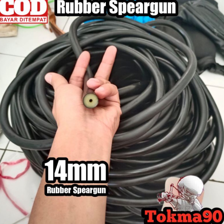 KODE R95W Karet Rubber Speargun 14mm Panah Ikan Laut 14 mm