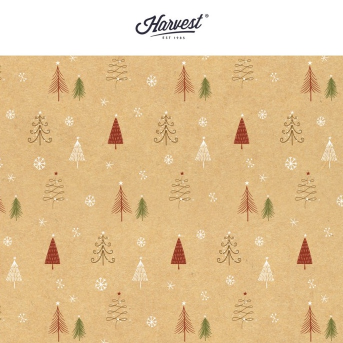 

TREND Kertas Kado Natal Harvest Wrapping Paper Xmas Shining Trees