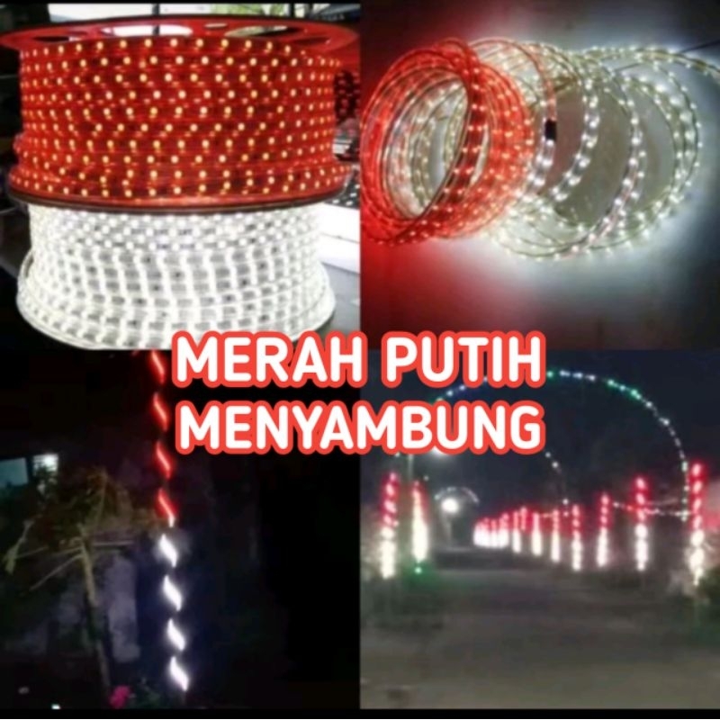 LED STRIP MERAH PUTIH (MENYAMBUNG)