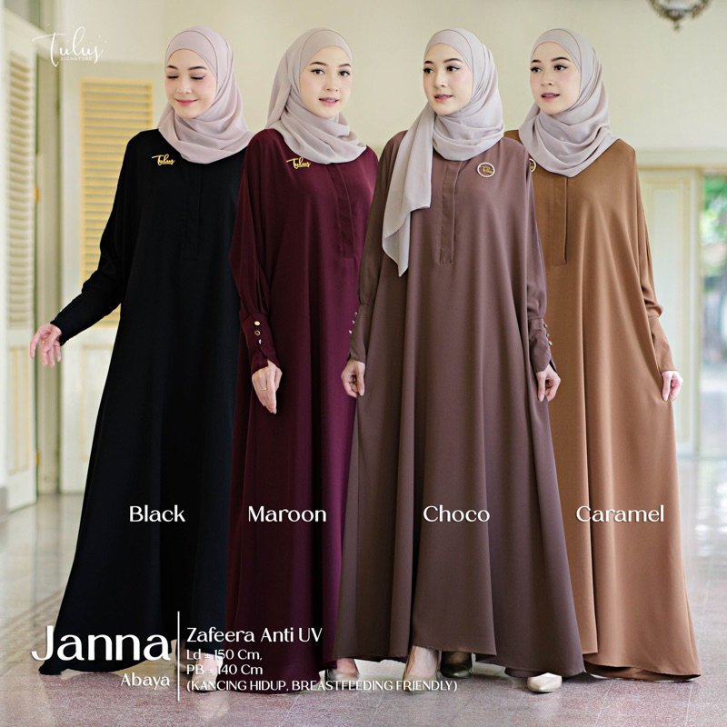 Janna Abaya Gamis Jumbo By Tulus Signature