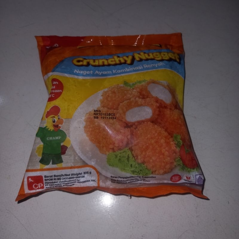 

[ CHAMP ] Crunchy Nugget Ayam / Nugget Ayam Halal [ 225 Gram ]