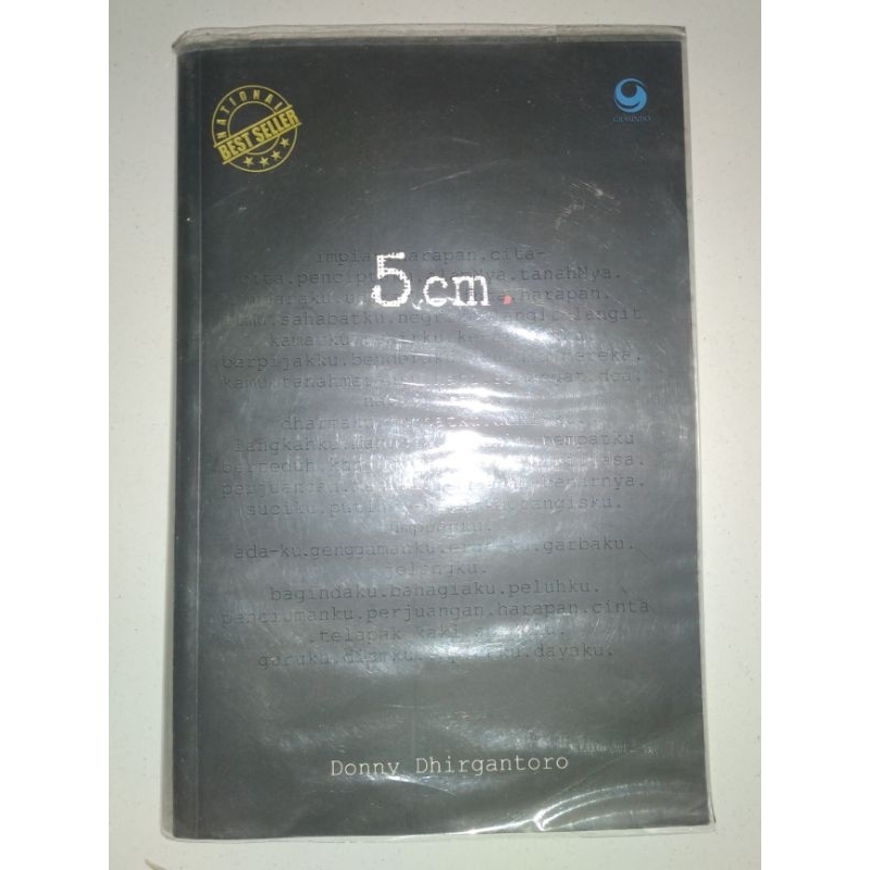 Buku Novel 5 cm [Preloved/Bekas]