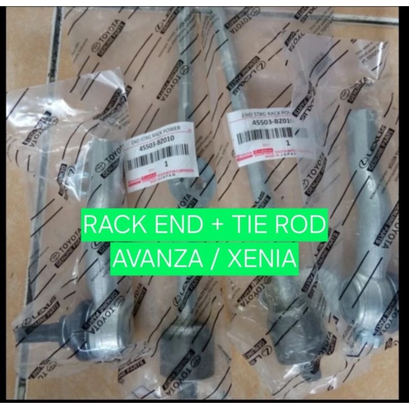 RACK END + TIE ROD 1PAKET AVANZA / XENIA 2004 - 2011 ORIGINAL