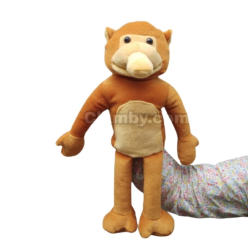 Boneka Tangan Muppet Hewan Bekantan | Boneka Dongeng | Boneka Hewan Bekantan | Boneka Muppet