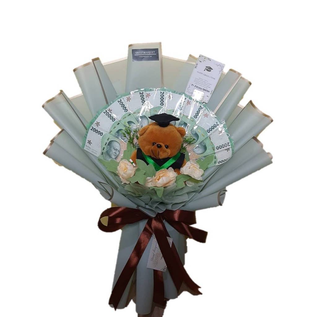 BUKET UANG 25 LEMBAR CAMPERNIK - KOSONG