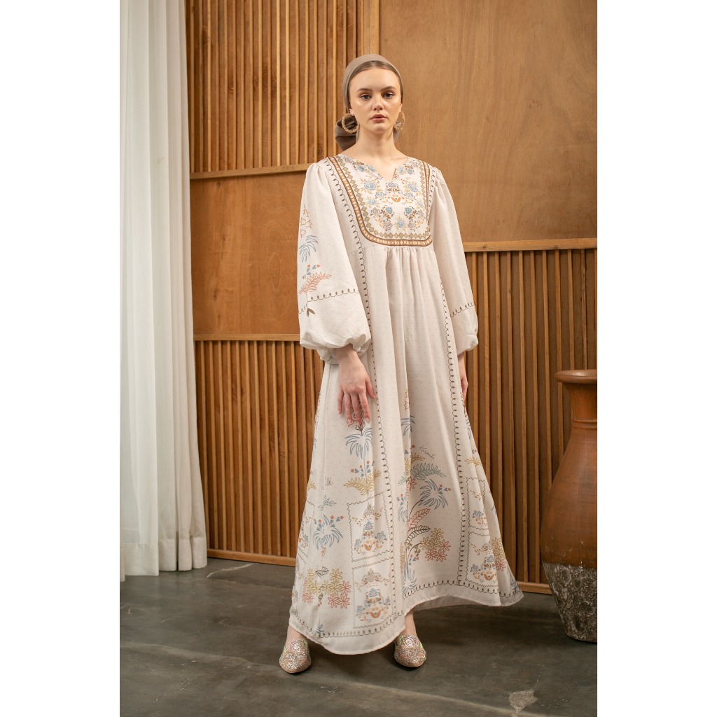 KARIMAKE - Wiyaga Dress Color Almond