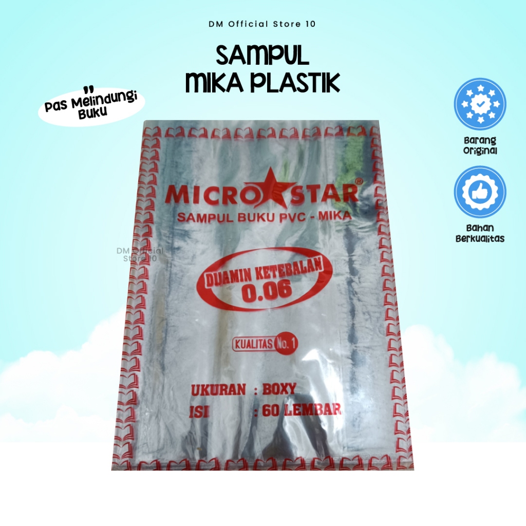 

Sampul Mika Plastik Campus Boxy Ukuran Buku Bigboss Isi 10 Pcs Terlaris Termurah By Dm Store