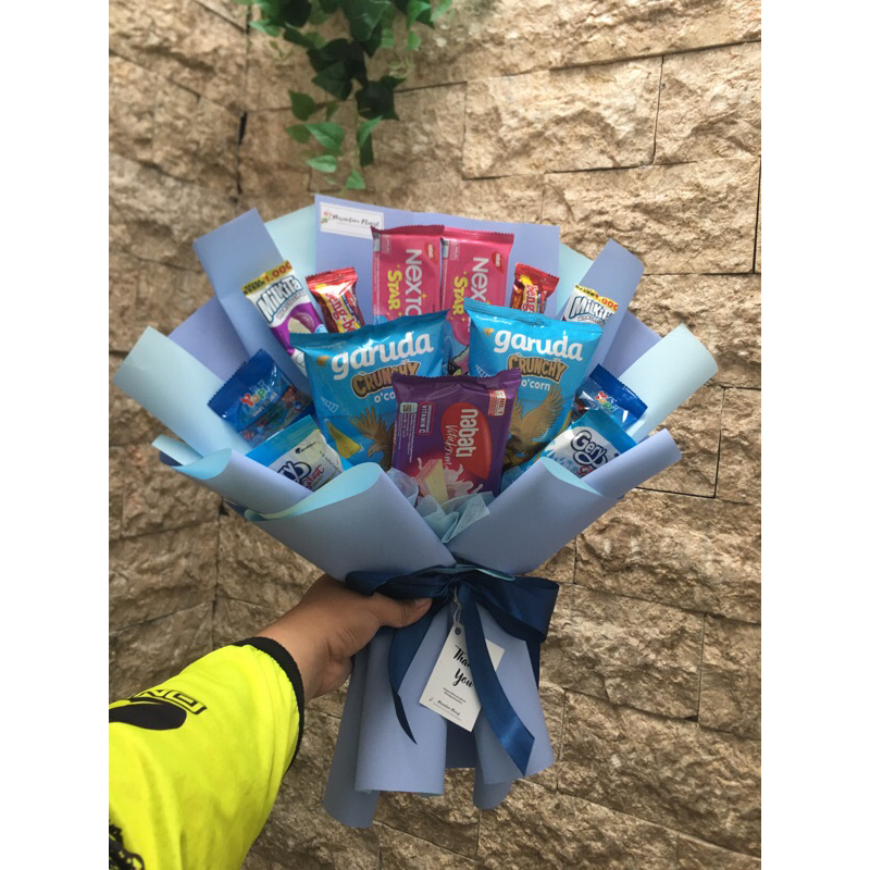 

Buket snack campuran