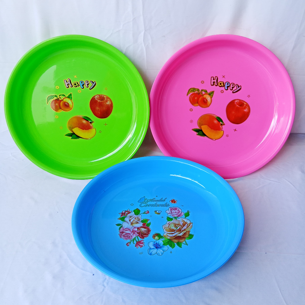 Nampan Bulat 35 / Nampan Seserahan Bulat / Nampan Cantik Bulat / Nampan Plastik