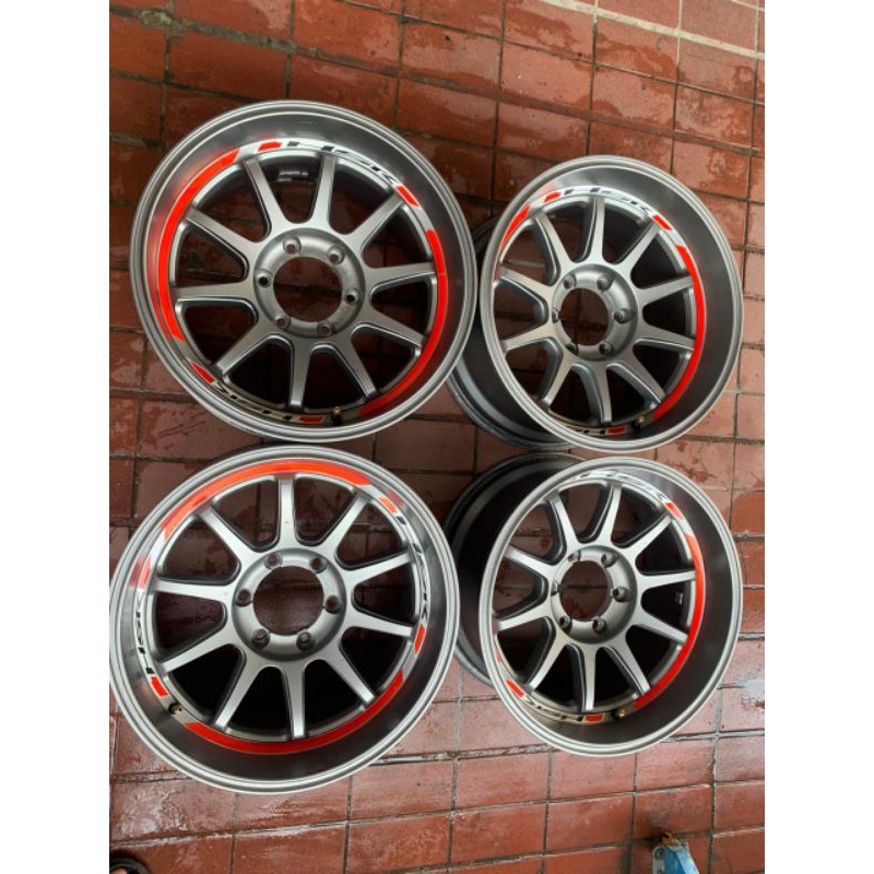 Velg Bekas Hsr Toboali Ring 18 pcd 6x139.7 Buat Pajero Fortuner Triton Hilux
