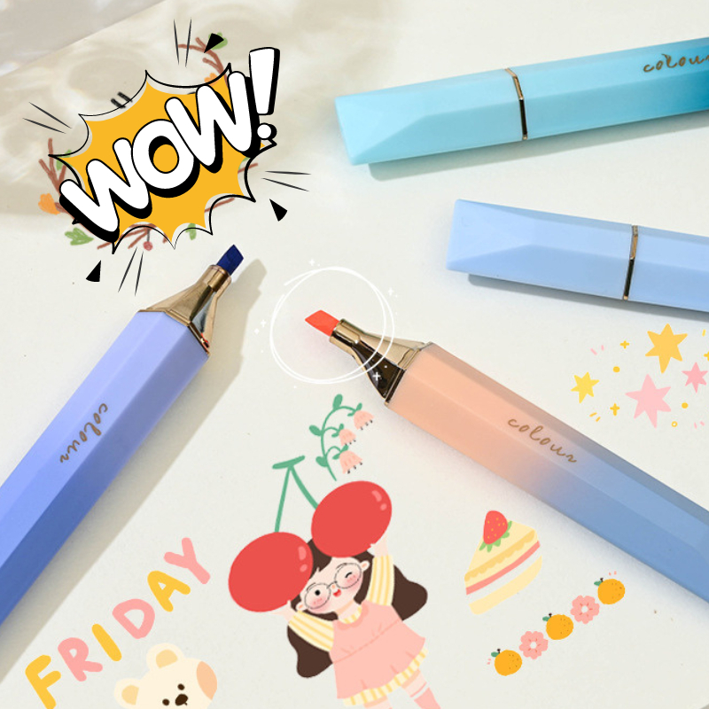

Tint Marker Highlighter 1 set isi 4 Stabilo / Alat Tulis Stabillo Warna / Stabilo Isi 4 Warna Pastel Terang