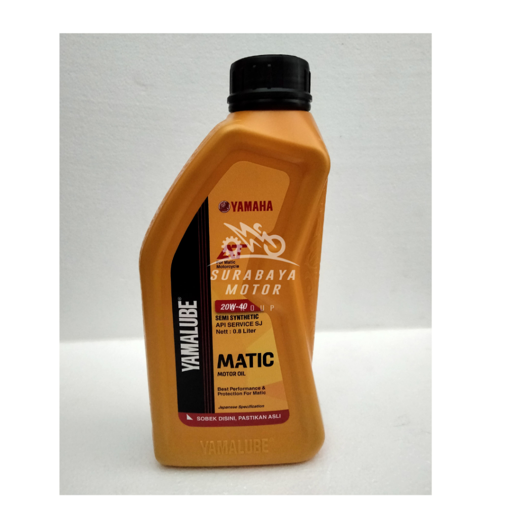 OLI Mesin YAMALUBE MATIC 800 ML SEPEDA MOTOR 0,8 L Liter 0,8L Mio X Ride Soul GT 125 M3 Fino Injeksi
