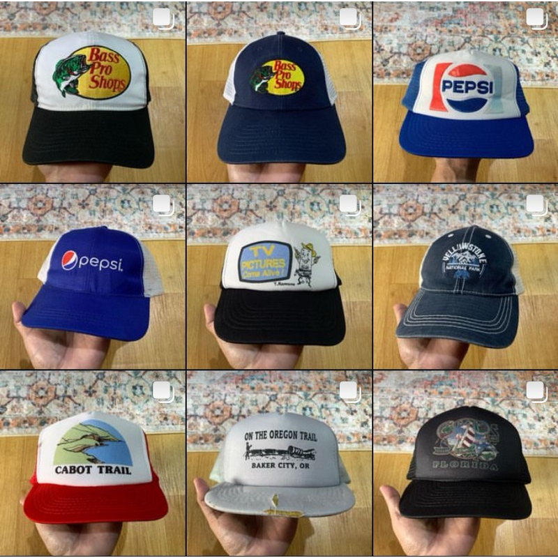 LINK TOPI VINTAGE USA ROPEHAT TRUCKER