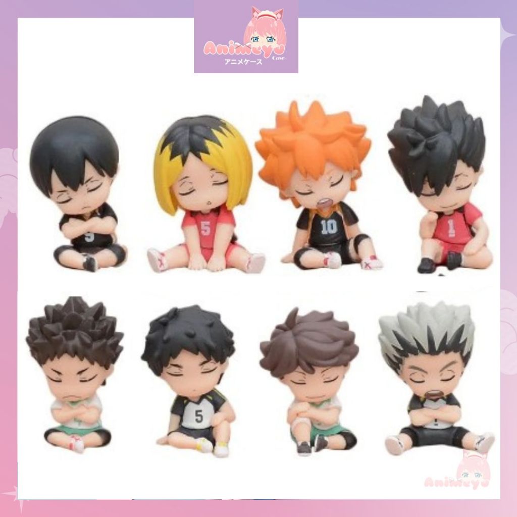 Figure Anime Haikyuu Volley Katazun Fig. Hinata Oikawa Kotaru Bokuto Box