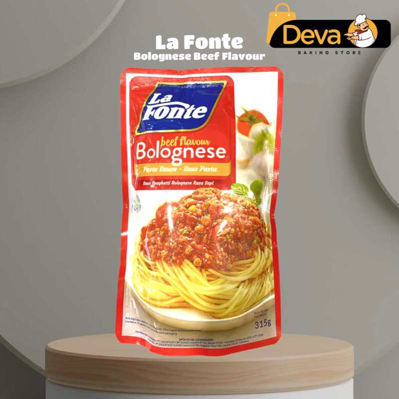 

La Fonte Bolognese Beef Flavour - Saus Spaghetti Bolognese Rasa Sapi 315gr