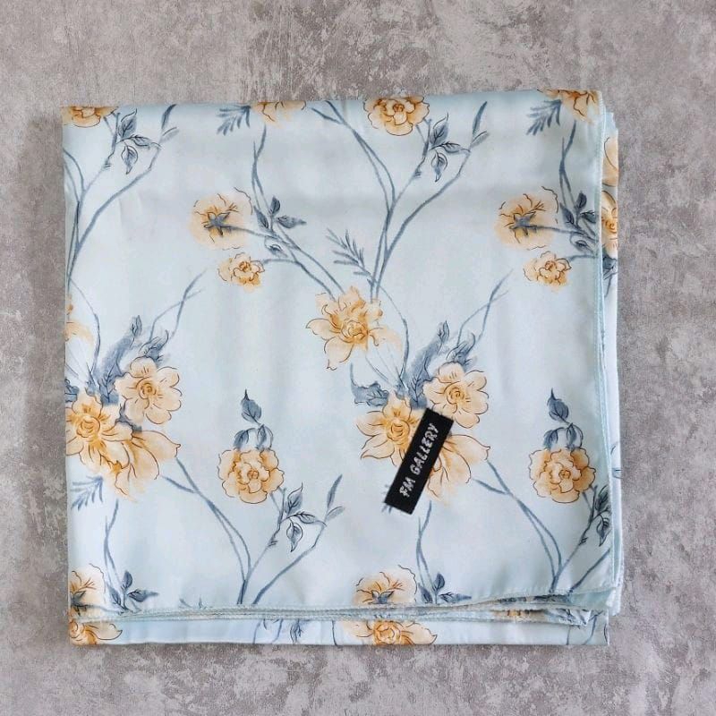 Hijab / Jilbab Segiempat Maxmara Lux FM Gallery Motif Bunga BD Good Stuff