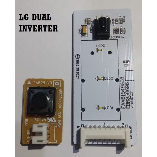 MODUL PCB RECEIVER SENSOR REMOTE AC LG DUAL INVERTER
