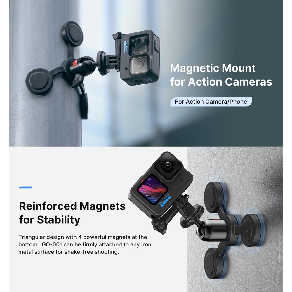 Ulanzi GO-001 Magnetic Mount for GoPro, Action Cameras