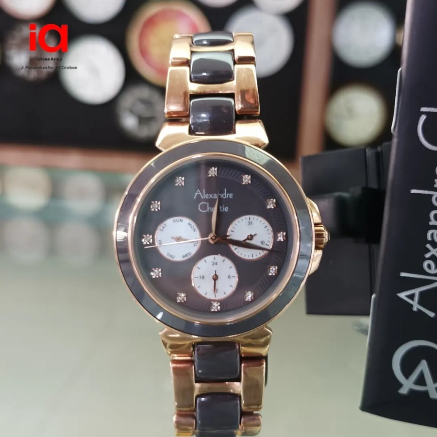 Jam Tangan Alexandre Christie 2B02BF Wanita Original Garansi Resmi