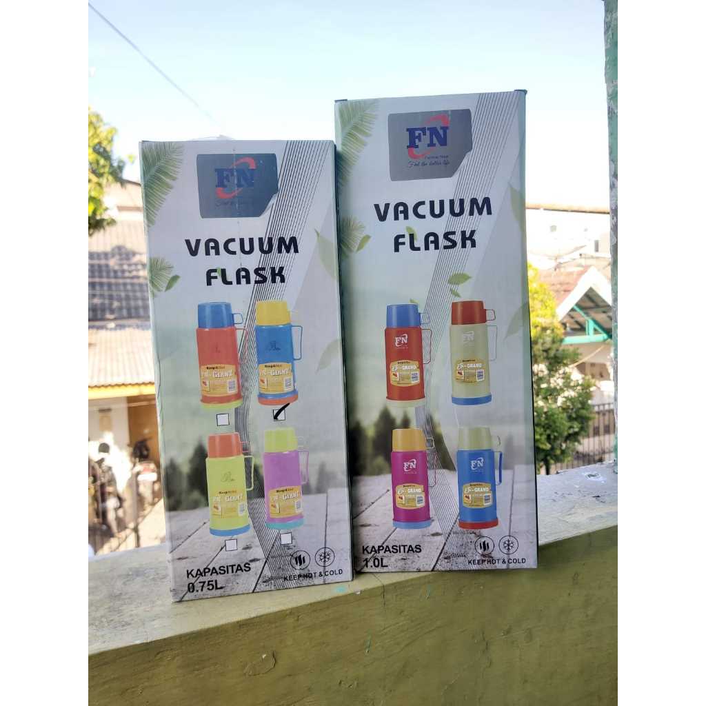 Thermos Air Panas 0.75, 1lt FN Warna Cerah