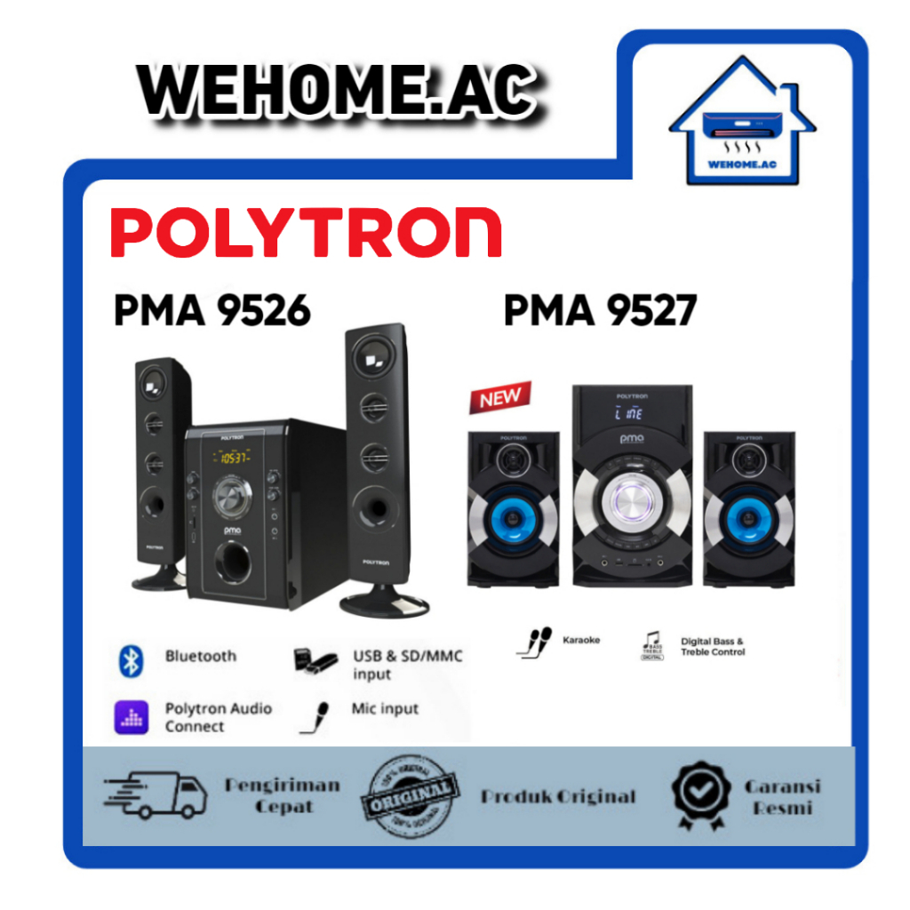 Speaker Polytron PMA-9506/PMA9526 Speaker Audio Aktif Polytron Spiker Polytron