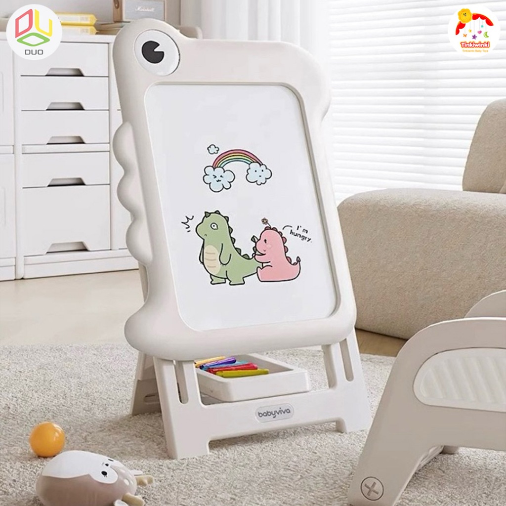 

DUO LADIES Dino whiteboard/ papan tulis dinosaurus