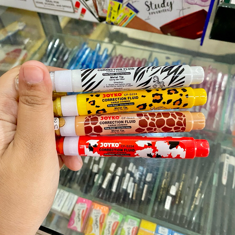 

(ECER) JOYKO CORRECTION FLUID CF-S221 MOTIF HEWAN / STIPO TIPE X CAIR