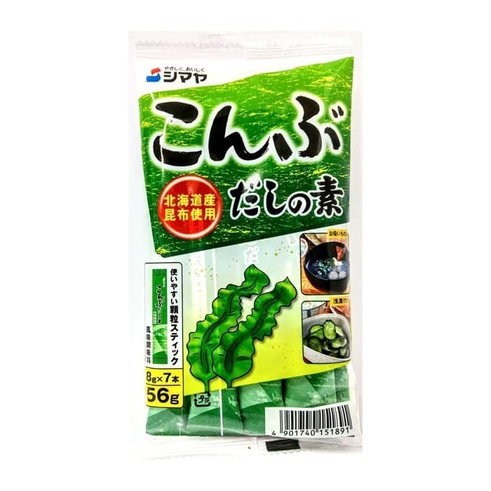 

Shimaya Konbu Dashi No Moto / Kaldu Sup Rumput Laut (8 GR X 7) 56 GR