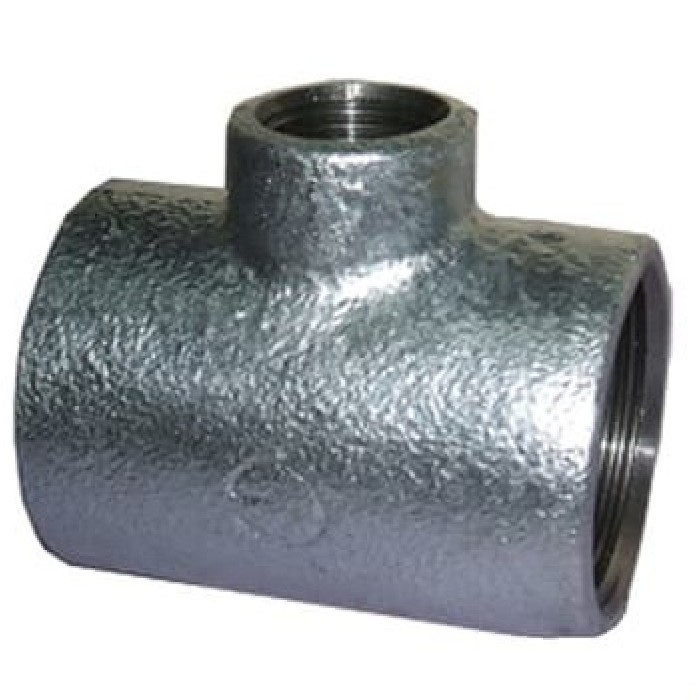VLOK TEE GALVANIS DRAT 1 1/4 X 1 / REDUSER TEE GALVANIS DRAT 1 1/4 X 1