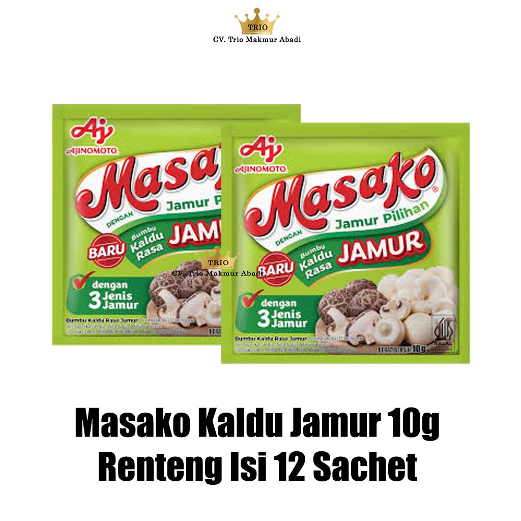 

Masako Kaldu Jamur 10g Renteng Isi 6 Sachet