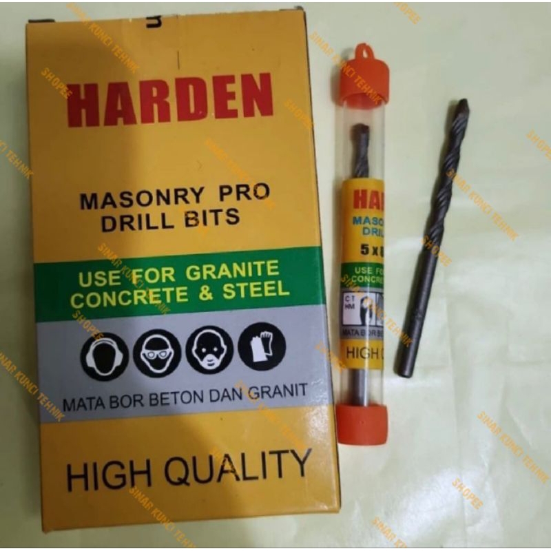 Mata Bor Beton Granit 5 mm HARDEN / Mata Bor Tembok 5 mm Harden