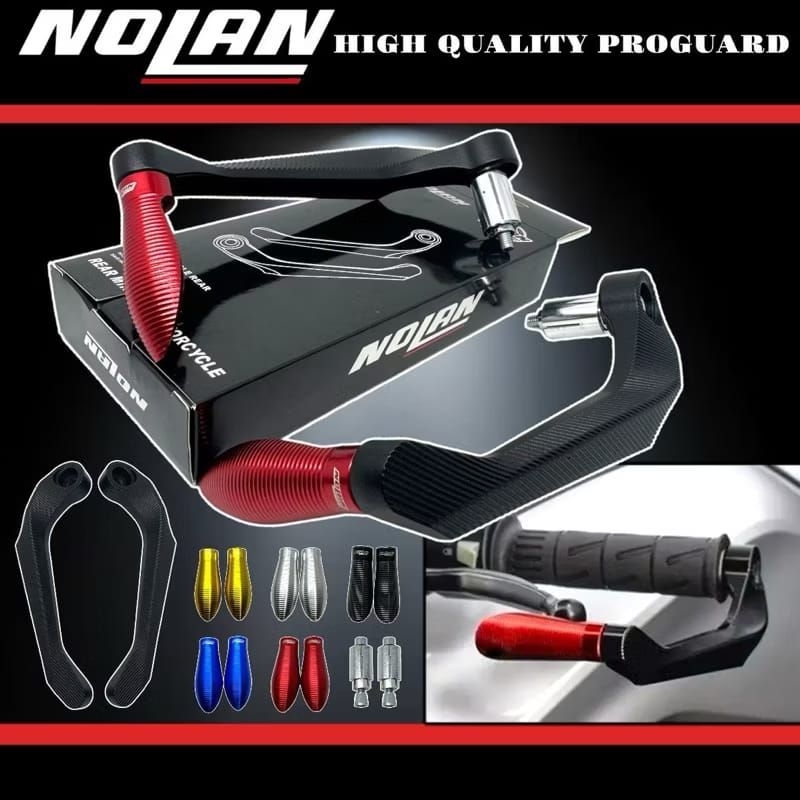 proguard progat handguard carbon sabit Nolan Mio Beat Vario universal motor