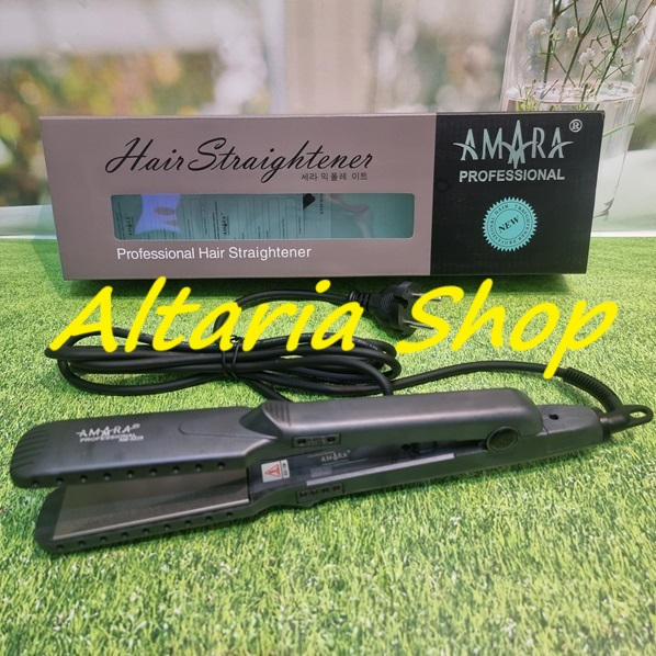 Catok AMARA Proffesional  2in1 OZON & iON AM-3228 / Catokan Rambut AMARA iON & OZON 100% Original