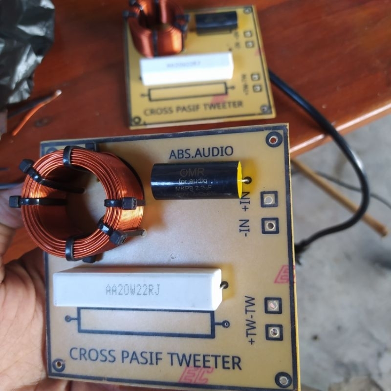 Crossover pasif tweeter balap