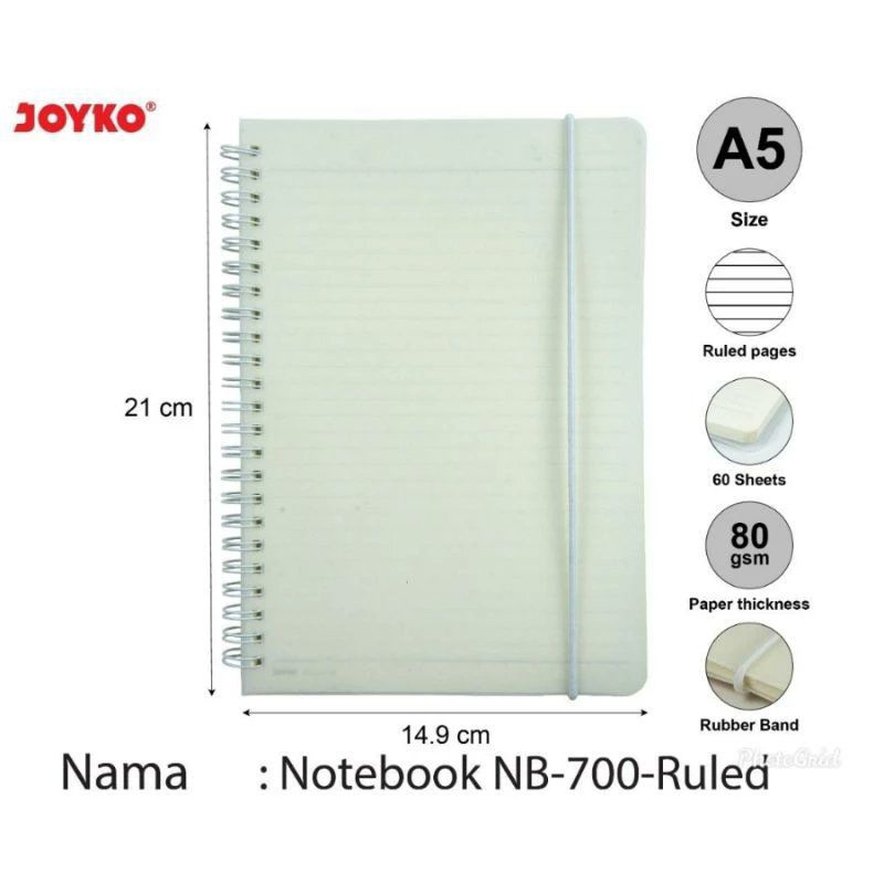 

Joyko Notebook A5 Spiral Diary Agenda Buku Catatan NB-700