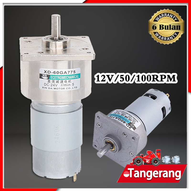 60GA775 Motor DC Gear Box 50-RPM / 100-RPM XD-60GA775 Gir Box