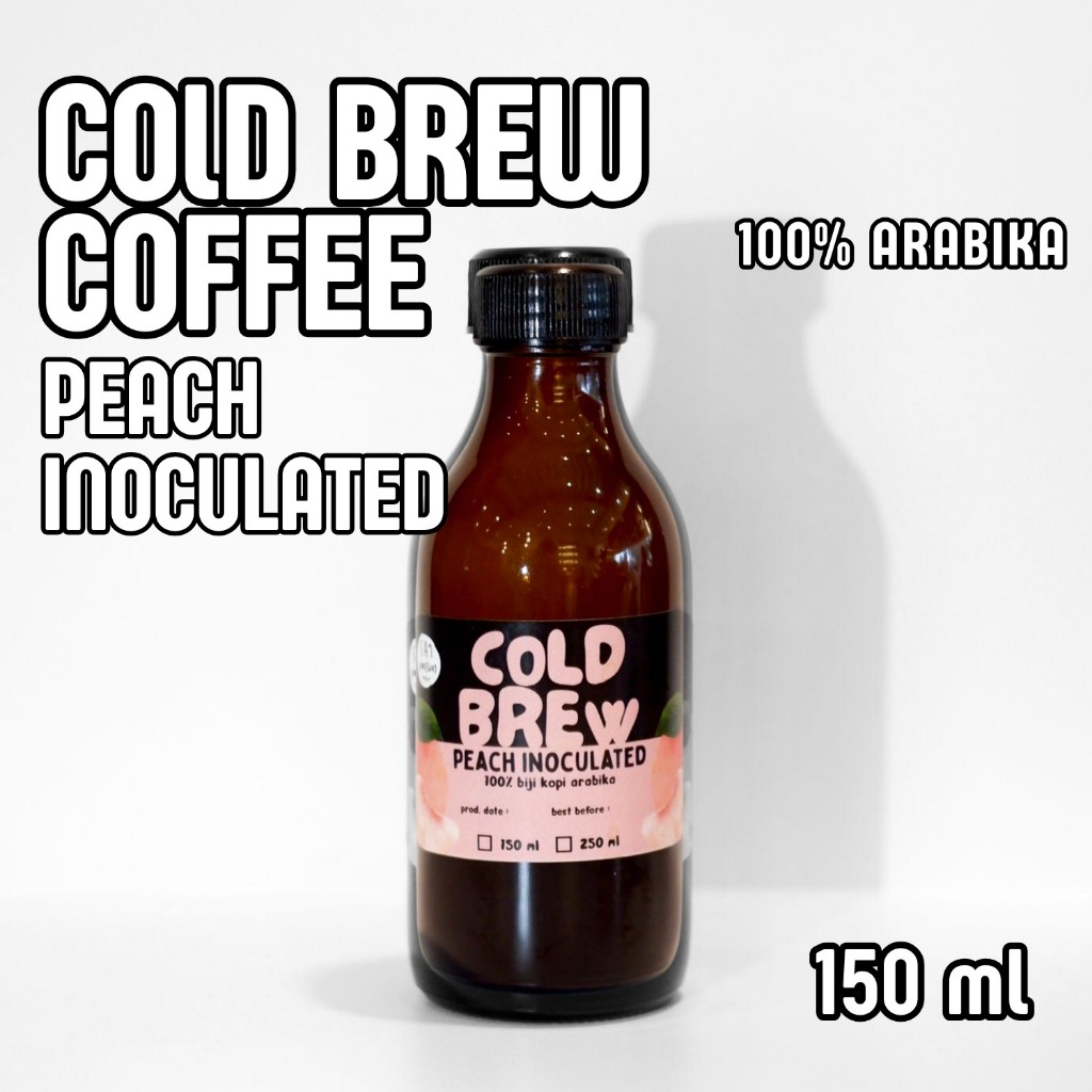 

Say Something Coffee Cold Brew Coffee PEACH Inoculated - RTD (Khusus Instant & Sameday)