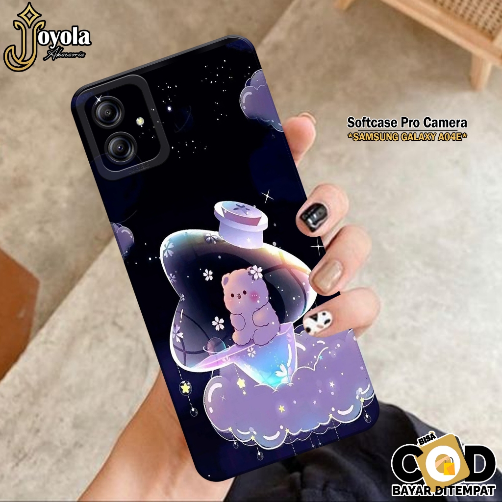 Case Samsung Galaxy A04E - JOYOLA - Case Kartun - Softcase Samsung Galaxy A04E - Pro Camera - Casing