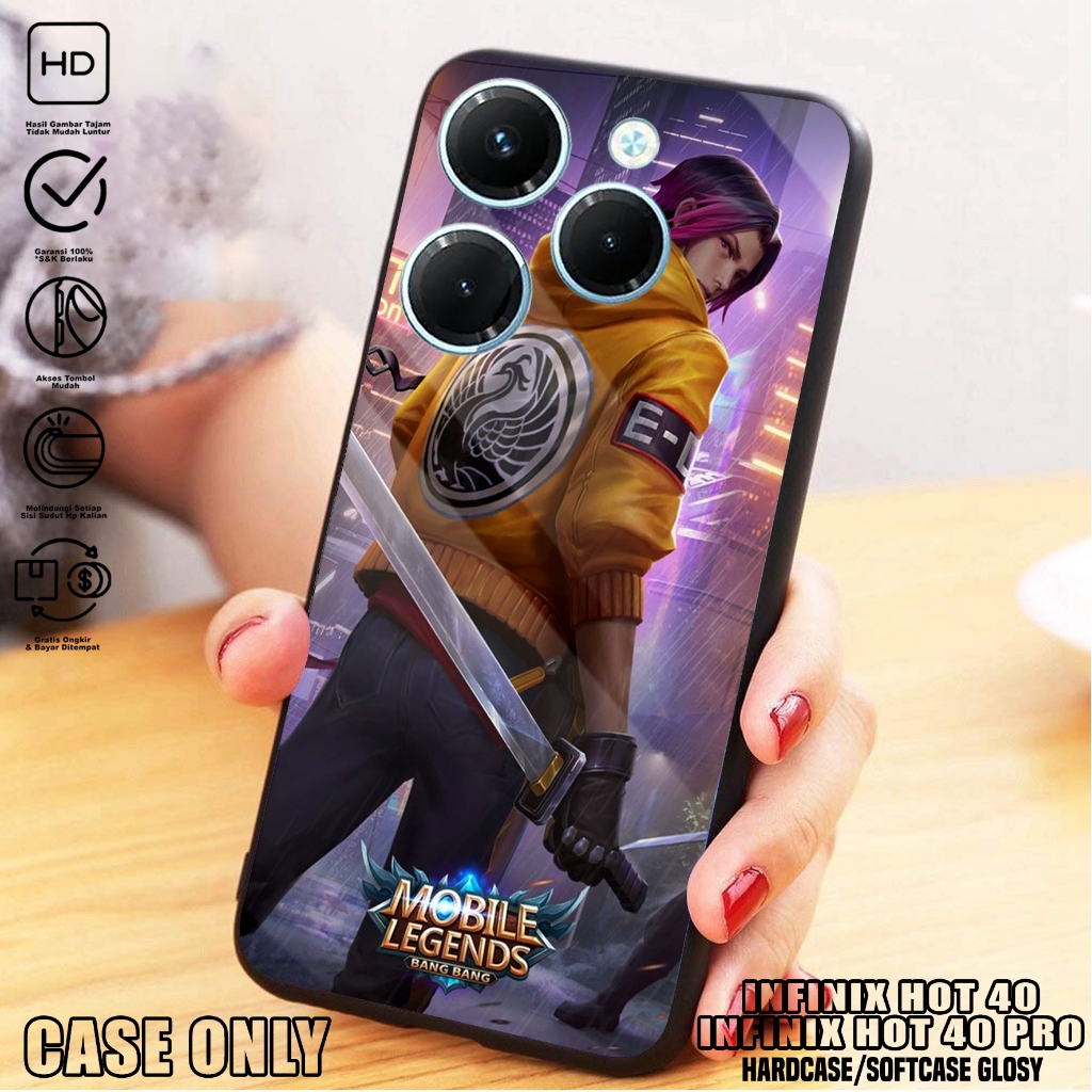 Case  INFINIX HOT 40 / INFINIX HOT 40 PRO  - Casing INFINIX HOT 40 / INFINIX HOT 40 PRO [ MLB ] Sili