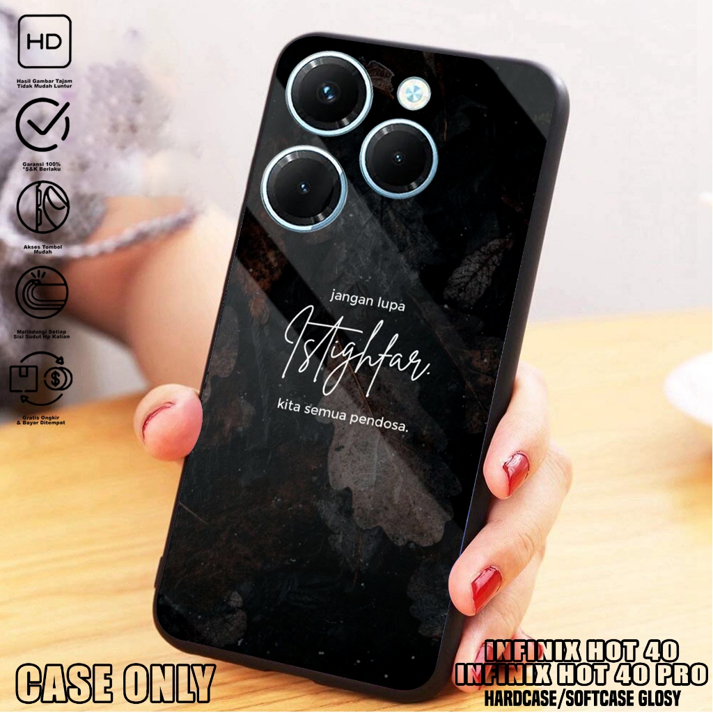 Case  INFINIX HOT 40 / INFINIX HOT 40 PRO  - Casing INFINIX HOT 40 / INFINIX HOT 40 PRO [ QTS ] Sili