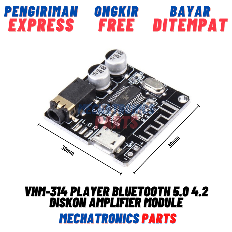 [MDL-9055] VHM-314 PLAYER BLUETOOTH 5.0 4.2 DISKON AMPLIFIER MODULE