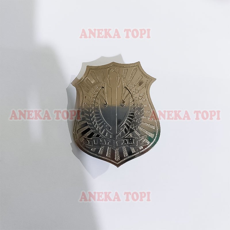 Pin Satpam Silver Timbul Besar Kecil Lencana Satpam Silver - Aneka Topi