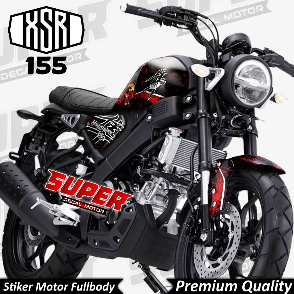 Stiker Decal Motor Yamaha XSR 155 Full Body Variasi Hayabusa