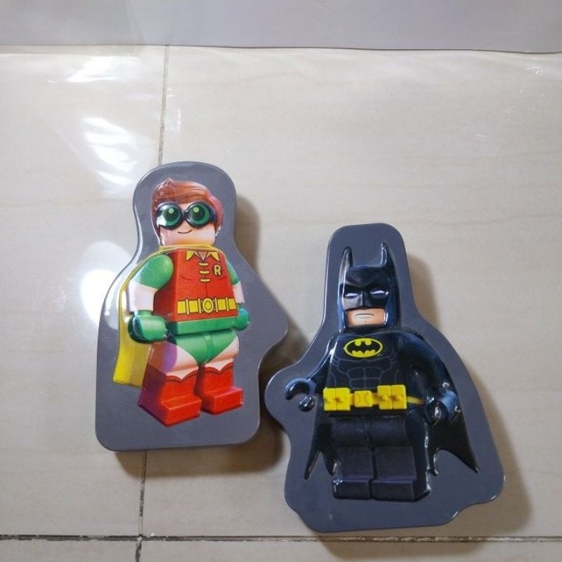 Paket Mainan MCD Kotak Penyimpanan Berisi Sticker dan Puzzle (Lego) [ Take All ]