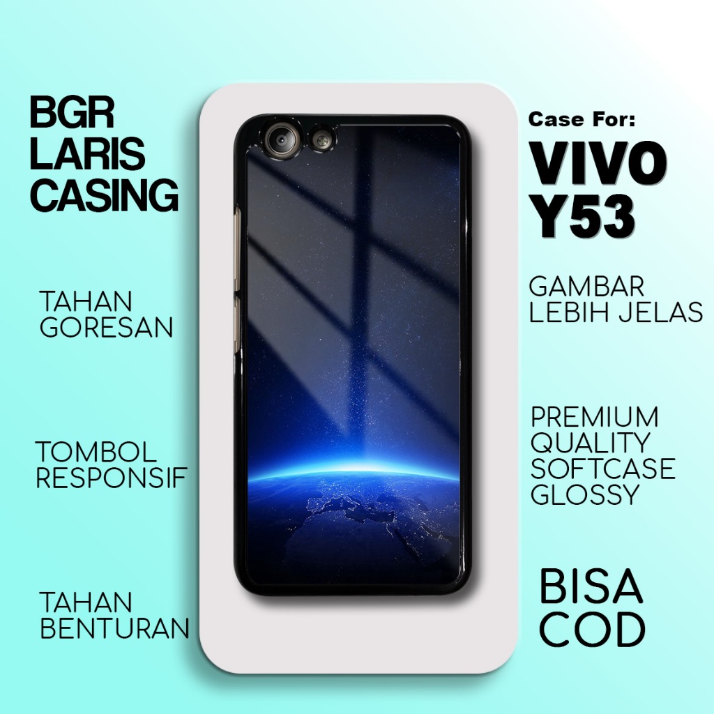 Case Vivo Y53 Terbaru - Vivo Y53 Motif Planet Luar angkasa - Hardcase Premium Glossy - Softcase Hp V
