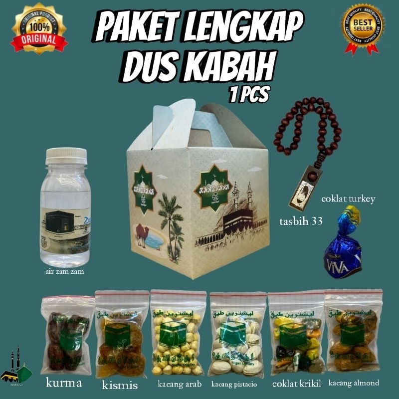 

Oleh Oleh Haji & Umroh Paket Komplit 1Pcs super + tasbih kayu33