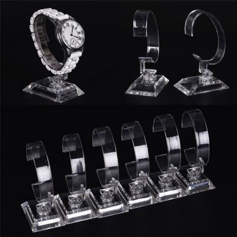Display gelang akrilik/display jam akrilik/pajangan gelang acrylic/tatakan gelang/dudukan jam gelang