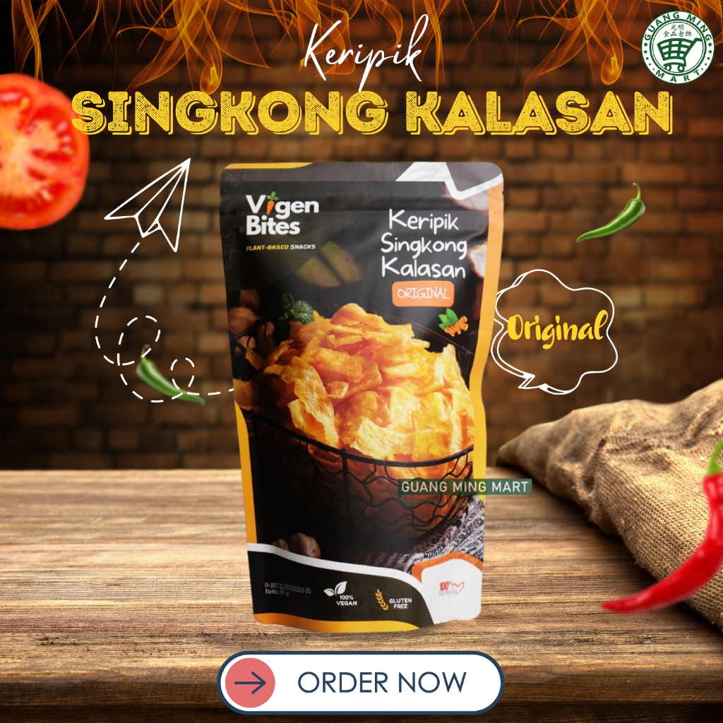 

Keripik Singkong Kalasan Original Gurih Halal Vegan